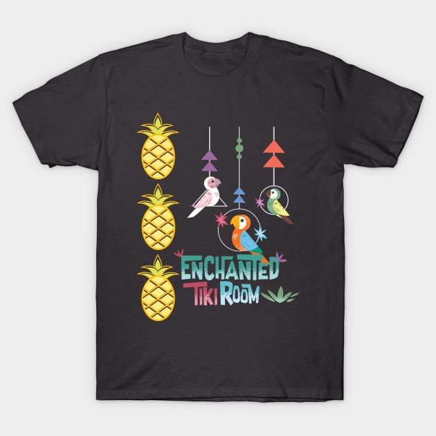 Enchanted Tiki Room T-Shirt by WereAllMadBoutique